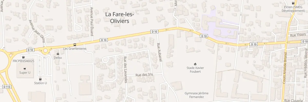 Plan du 9001 Res Les Jardins de Saint Marc à La Fare-les-Oliviers