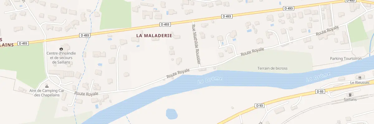 Plan du 8 Rue Mathilde Roussier à Saillans