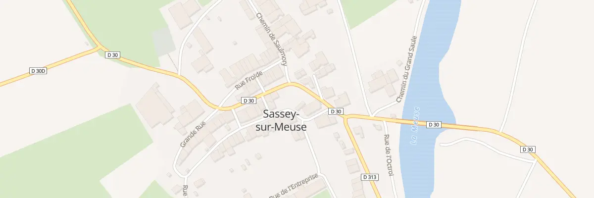 Plan du 1 Gr Grande Rue à Sassey-sur-Meuse
