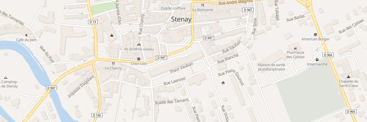 Plan du 4C Pl de l’Artillerie à Stenay