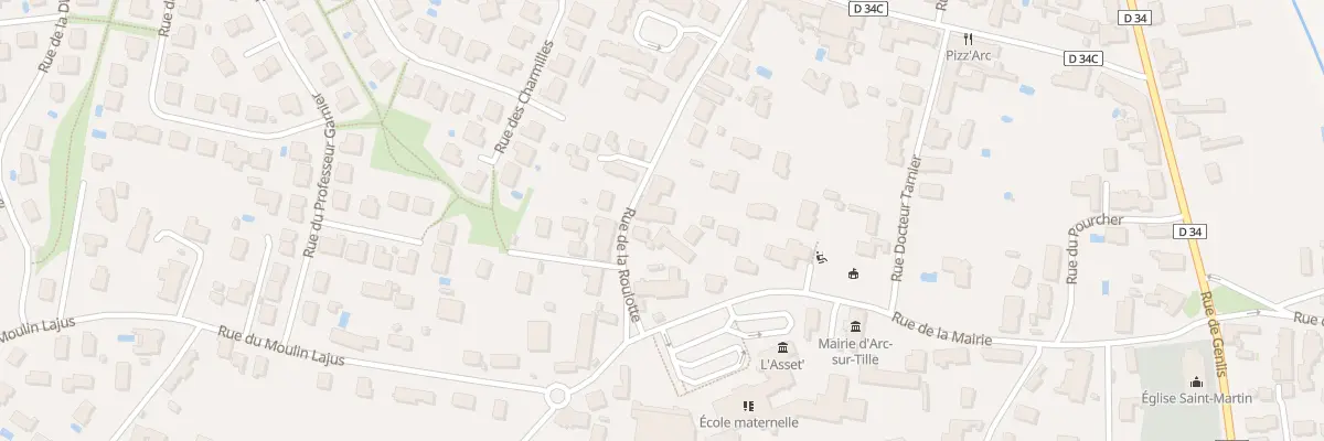 Plan du 10A Rue de la Roulotte à Arc-sur-Tille