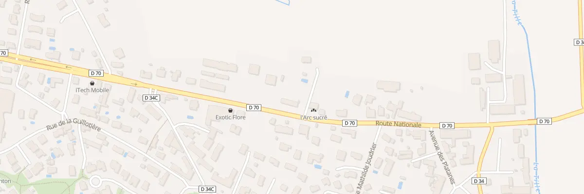 Plan du 38 Rte Nationale à Arc-sur-Tille
