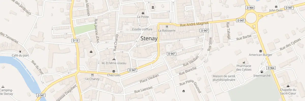 Plan du 13 Pl de l’Artillerie à Stenay