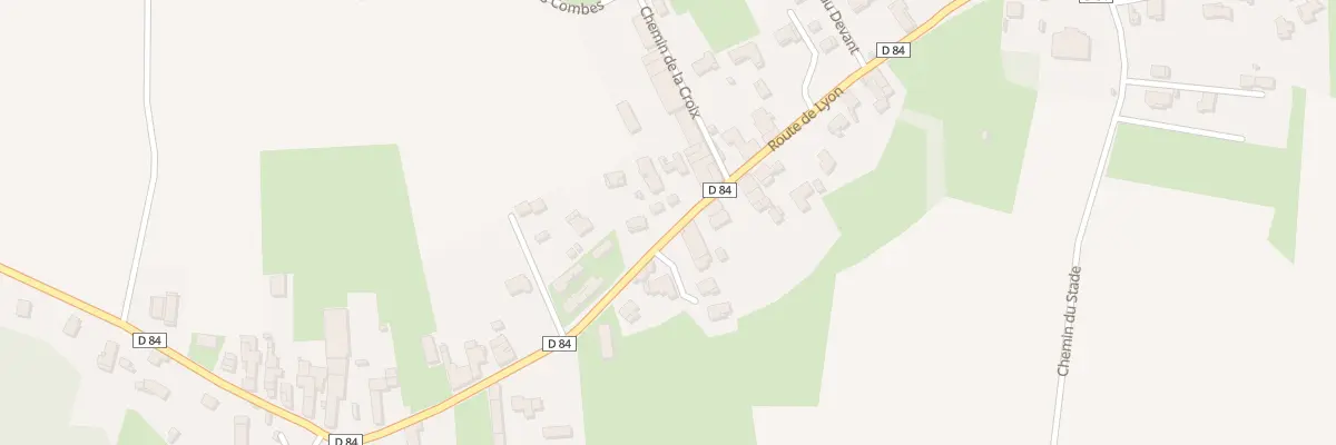 Plan du 33 Rte de Lyon à Saint-Maurice-de-Gourdans