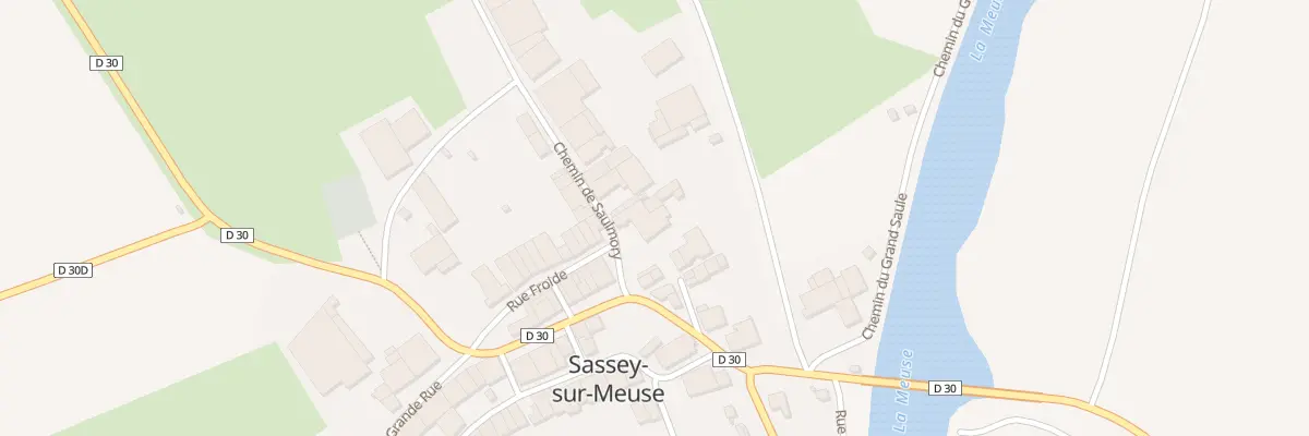 Plan du 2 Che de Saulmory à Sassey-sur-Meuse