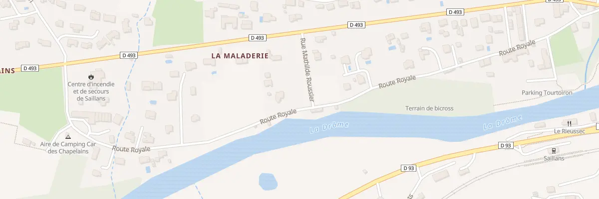 Plan du 8 Rue Mathilde Roussier à Saillans
