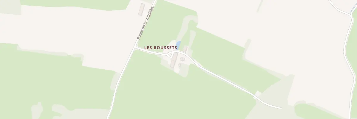 Plan du 380 Rte de la Vulpillere à Curciat-Dongalon