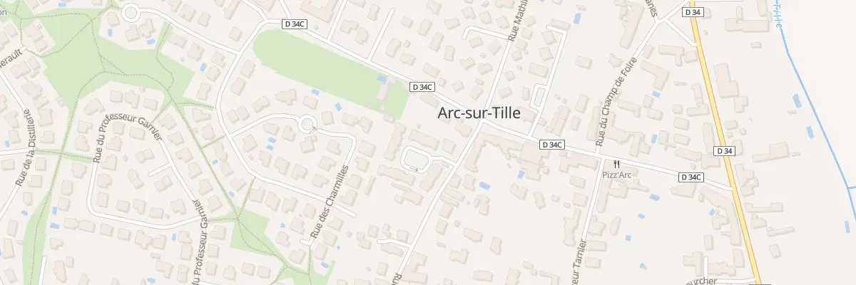 Plan du 33B Rue de la Roulotte à Arc-sur-Tille