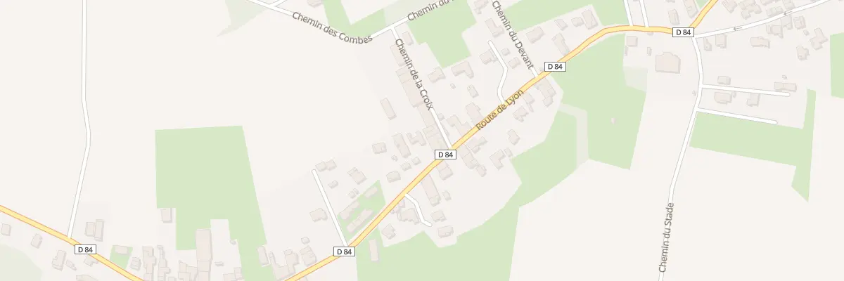 Plan du 36 Rte de Lyon à Saint-Maurice-de-Gourdans