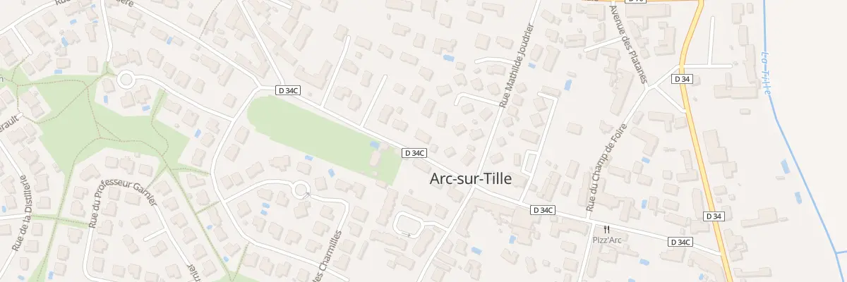 Plan du 40 Rue de Dijon à Arc-sur-Tille