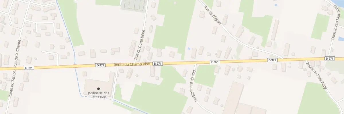 Plan du 433 Rte du Champ Bise à Sornay