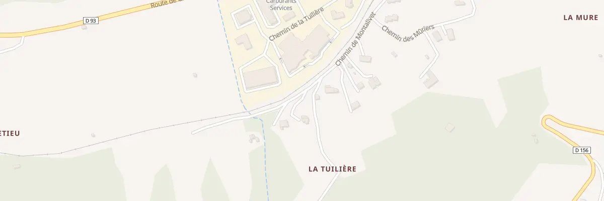 Plan du 195 Che de Montalivet à Saillans
