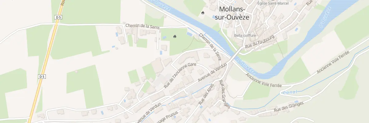 Plan du 5504 Av de la Gare à Mollans-sur-Ouvèze