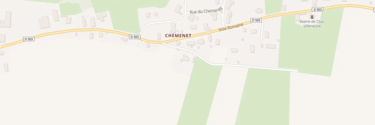 Plan du 2 Imp du Chemenet à Clux-Villeneuve