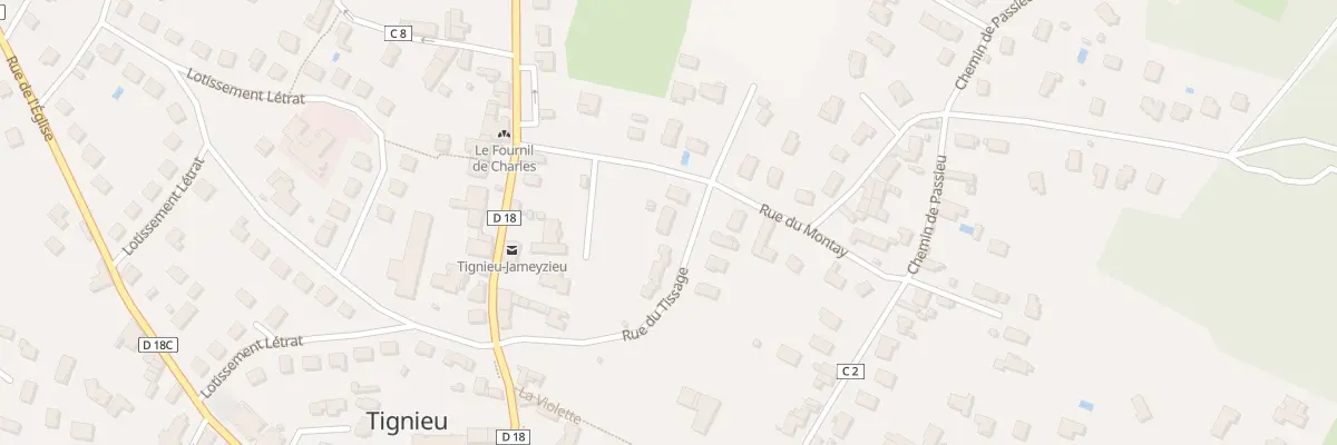 Plan du 23 Rue du Tissage à Tignieu-Jameyzieu