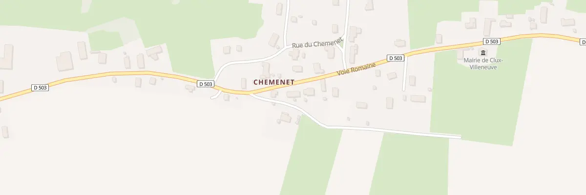 Plan du 58 Voie Romaine à Clux-Villeneuve
