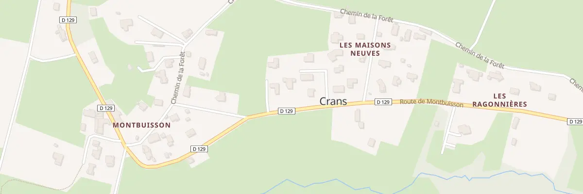 Plan du 943 Rte de Montbuisson à Crans