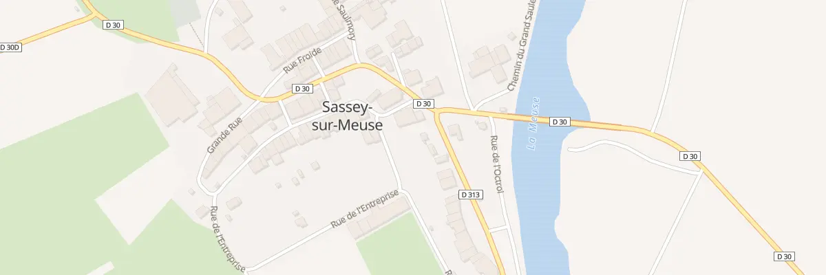 Plan du 1 Rue de l’Eglise à Sassey-sur-Meuse