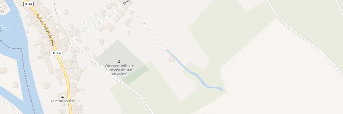 Plan du 9006 Rue sous Vaux à Dun-sur-Meuse