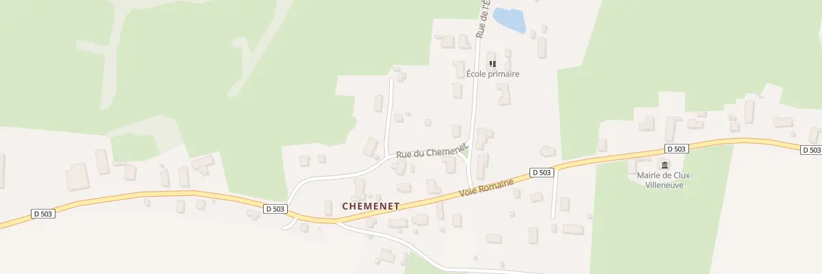 Plan du 5043A Rue du Chemenet à Clux-Villeneuve