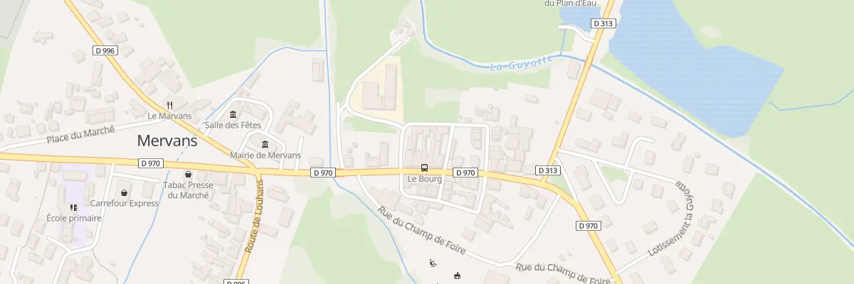 Plan du 19 Rue du Vieux Bourg à Mervans