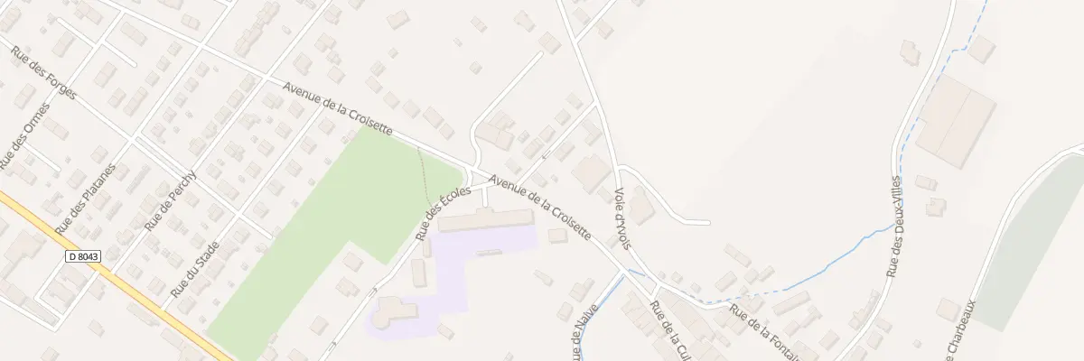 Plan du 2 Voye d’Yvois à Blagny
