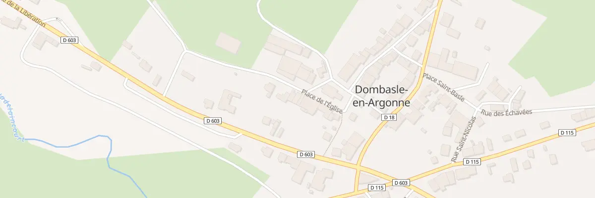 Plan du 115 Pl de l’Eglise à Dombasle-en-Argonne