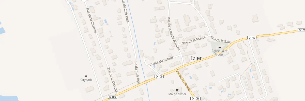 Plan du 4 Rle du Retard à Izier
