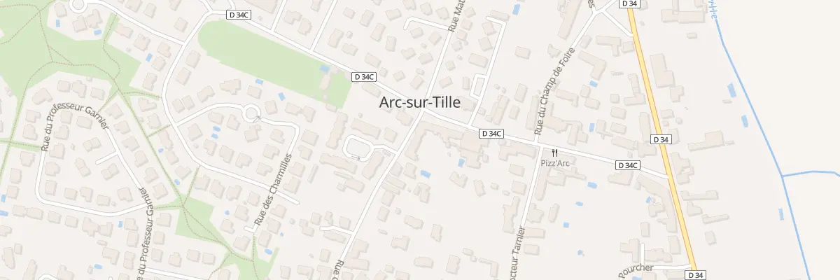 Plan du 36 Rue de la Roulotte à Arc-sur-Tille