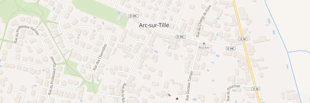 Plan du 30 Rue de la Roulotte à Arc-sur-Tille