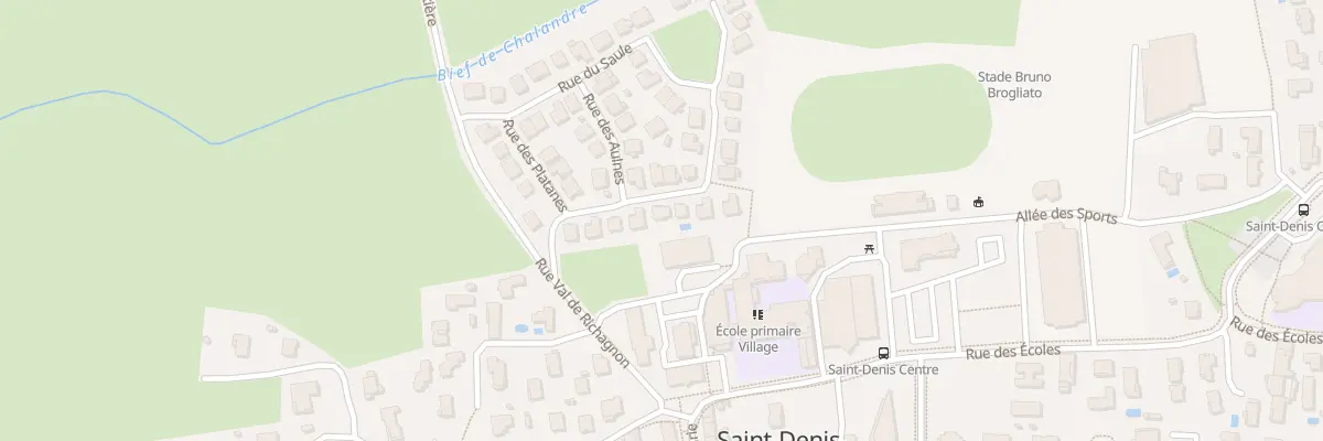 Plan du 122 Rue des Tilleuls à Saint-Denis-lès-Bourg