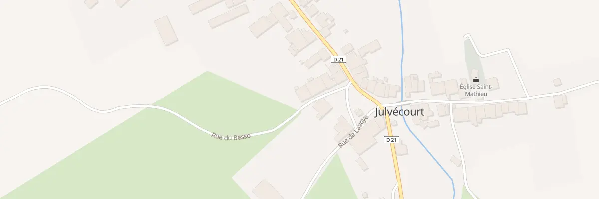 Plan du 6 Rue du Besso à Julvécourt