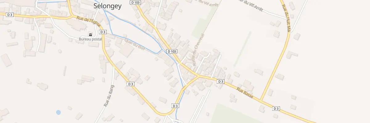 Plan du 17 Rue Basse à Selongey