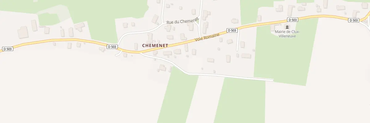 Plan du 62 Voie Romaine à Clux-Villeneuve