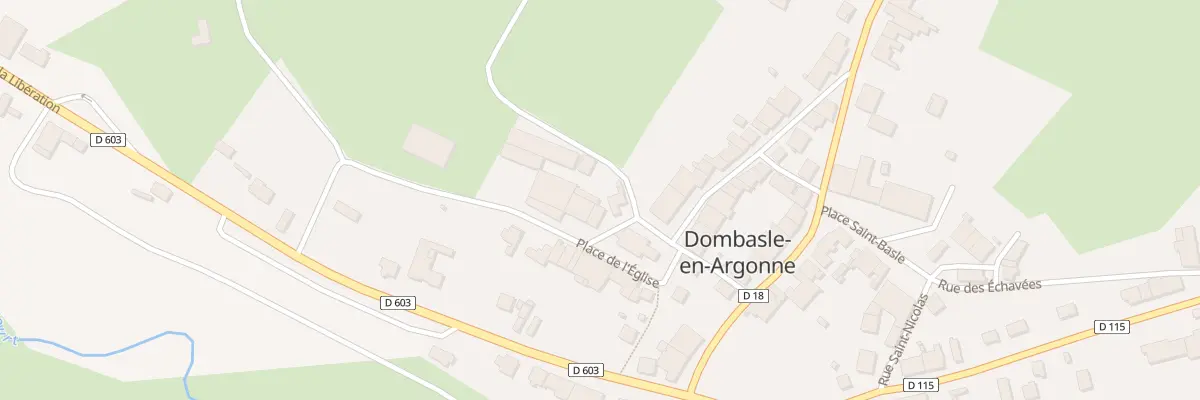 Plan du 80 Pl de l’Eglise à Dombasle-en-Argonne
