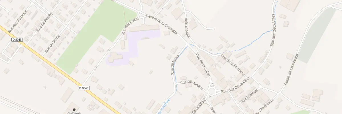 Plan du 1 Rue de Naive à Blagny