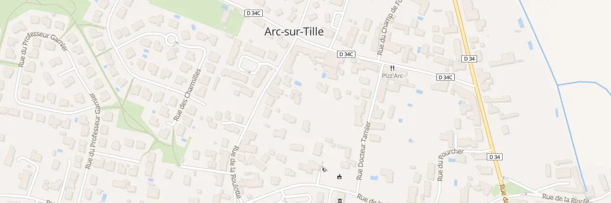 Plan du 24 Rue de la Roulotte à Arc-sur-Tille