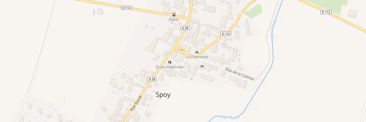 Plan du 4 Rue de la Calvine à Spoy