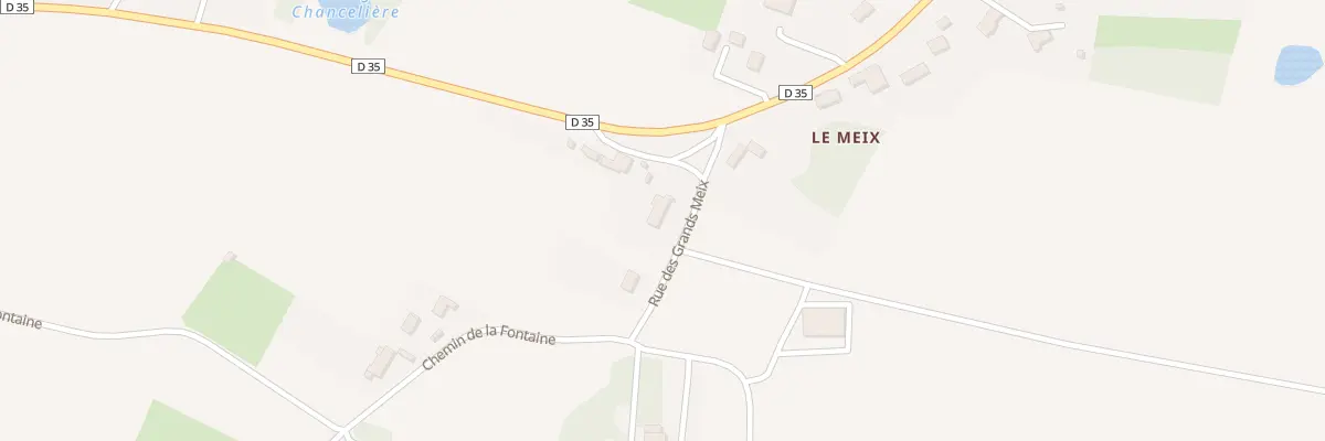 Plan du 6 Rue des Grands Meix à Lanthes