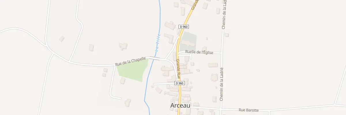 Plan du 2 Rue de Champagne (arceau) à Arceau