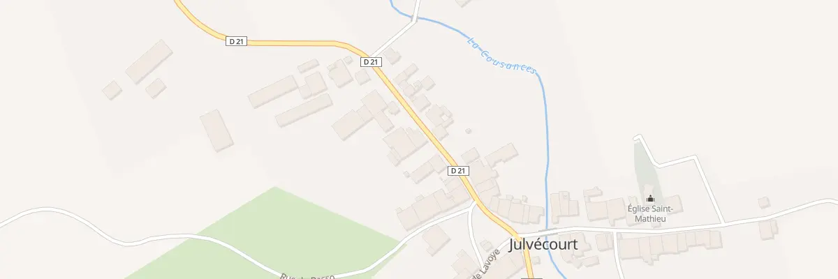 Plan du 3 Ptr La Petite Rue à Julvécourt