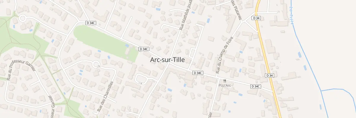 Plan du 2 Rue Mathilde Joudrier à Arc-sur-Tille