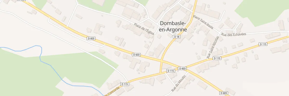 Plan du 50 Rue Nationale à Dombasle-en-Argonne