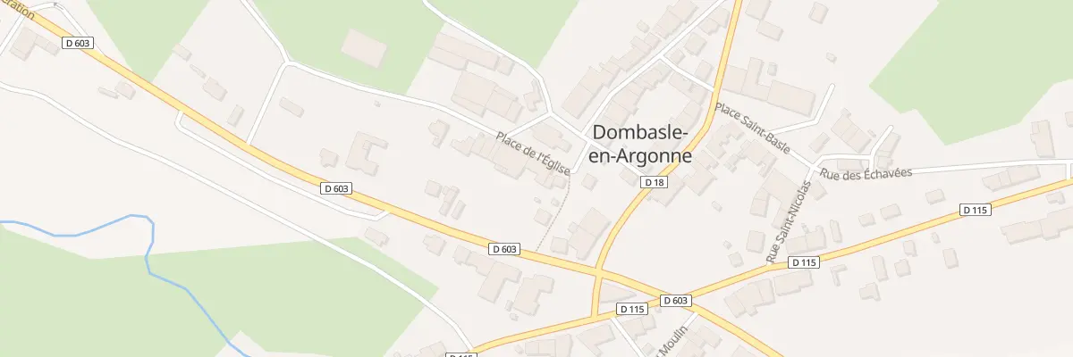 Plan du 75 Pl de l’Eglise à Dombasle-en-Argonne