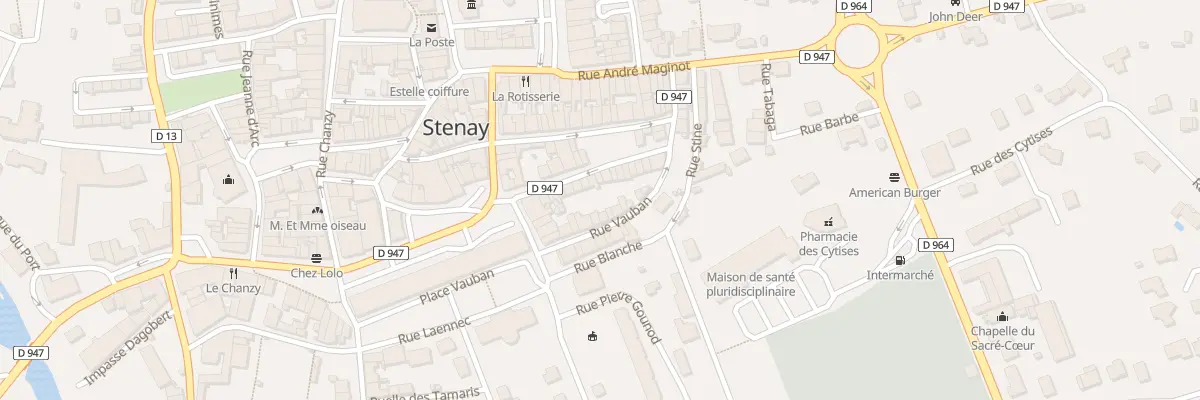 Plan du 18 Rue Paul Bert à Stenay