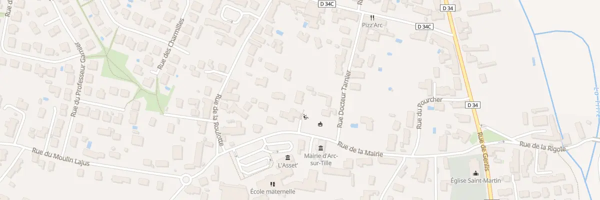 Plan du 18 Rue de la Roulotte à Arc-sur-Tille