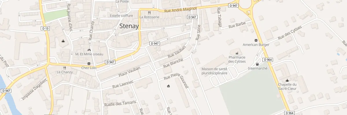 Plan du 11 Rue Blanche à Stenay