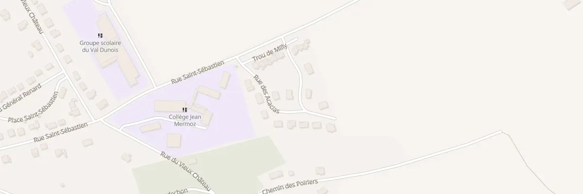 Plan du 10 Rue des Acacias à Dun-sur-Meuse