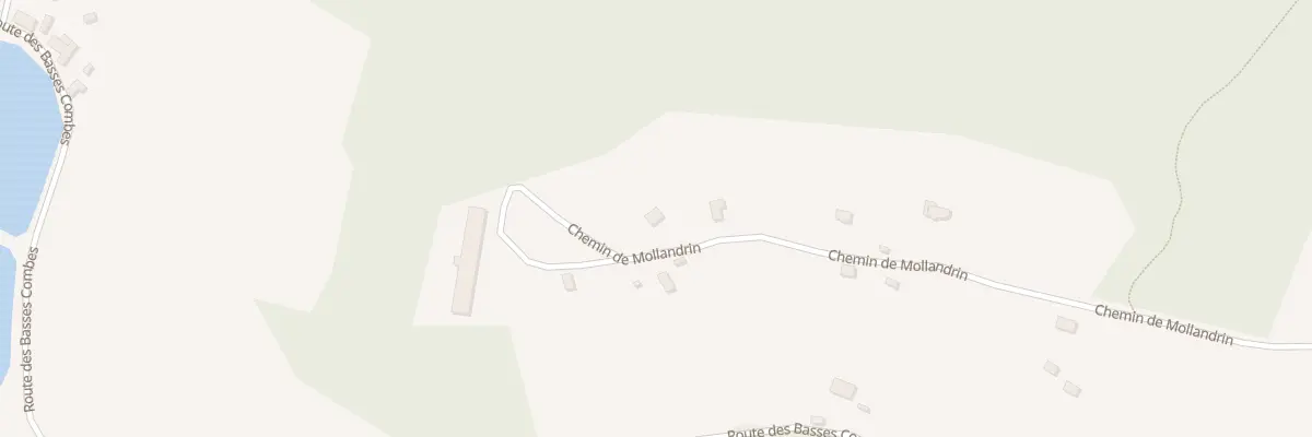 Plan du 1078 Che de Mollandrin à Châtonnay