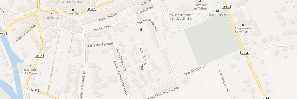 Plan du 4 Rue Victor Hugo à Stenay